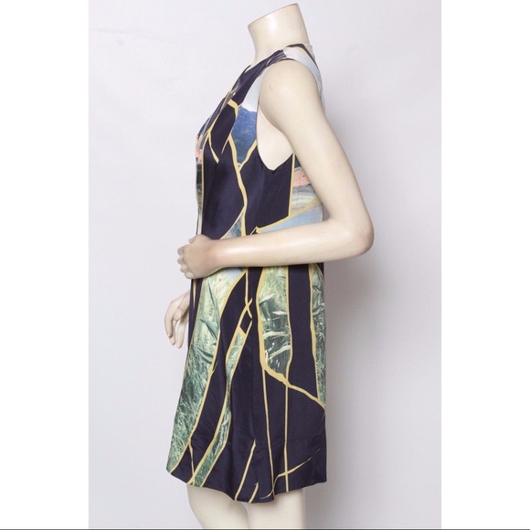 3.1 Philip Lim Breakthrough Moments Silk Dress in Navy - Picture 5 of 5